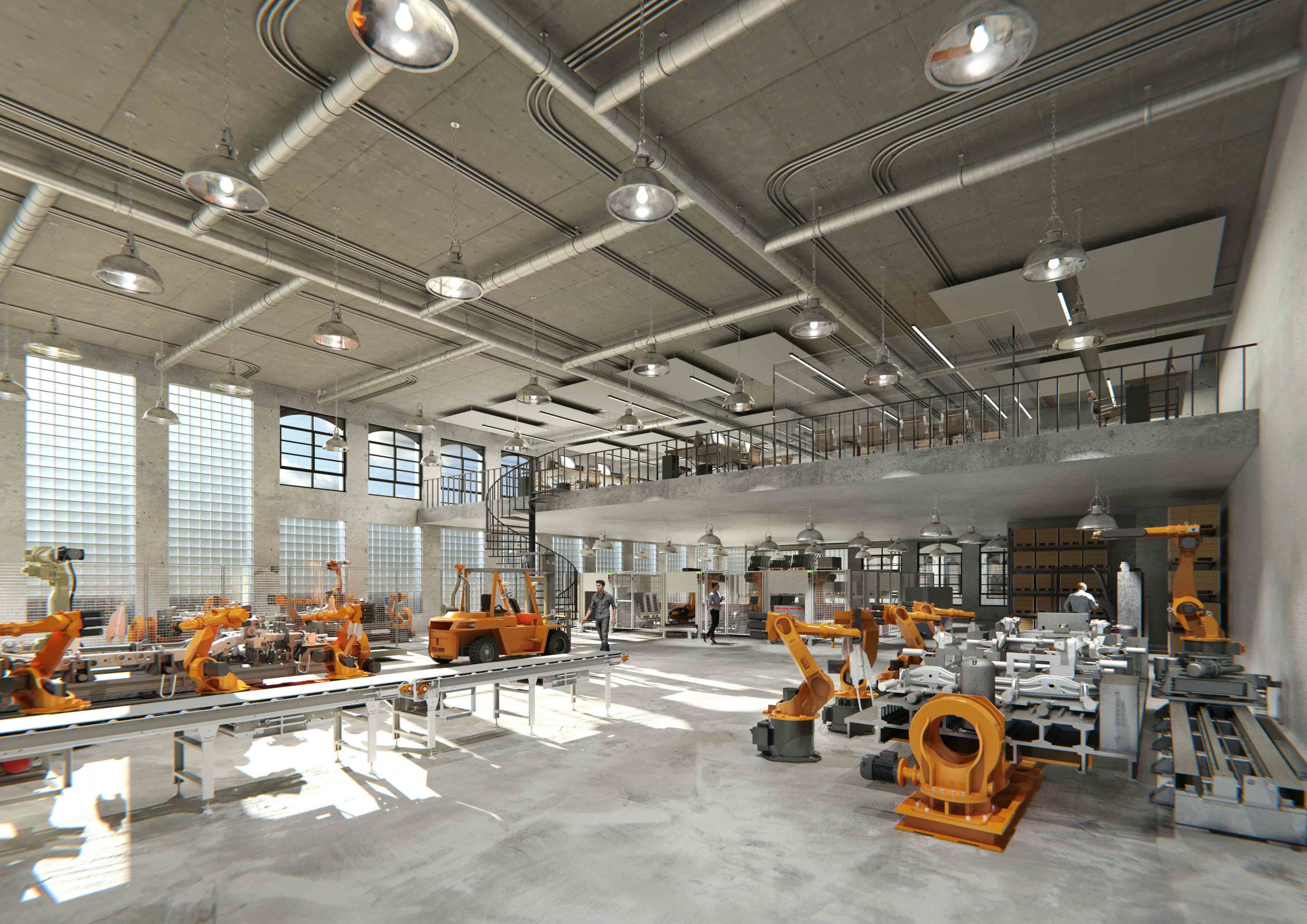 Vorschaubild Visualisierung Light Industrial Halle