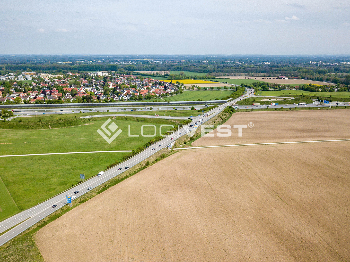 Vorschaubild Musterbild - Grundstücksfläche mit Autobahnnähe