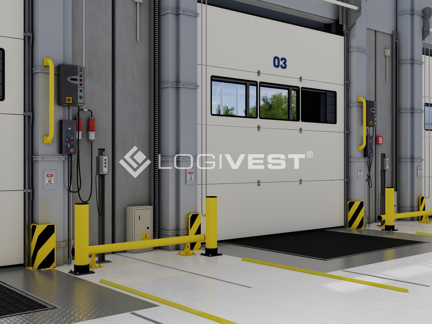 Vorschaubild Musterbild - Visualisierung Rampentor innen