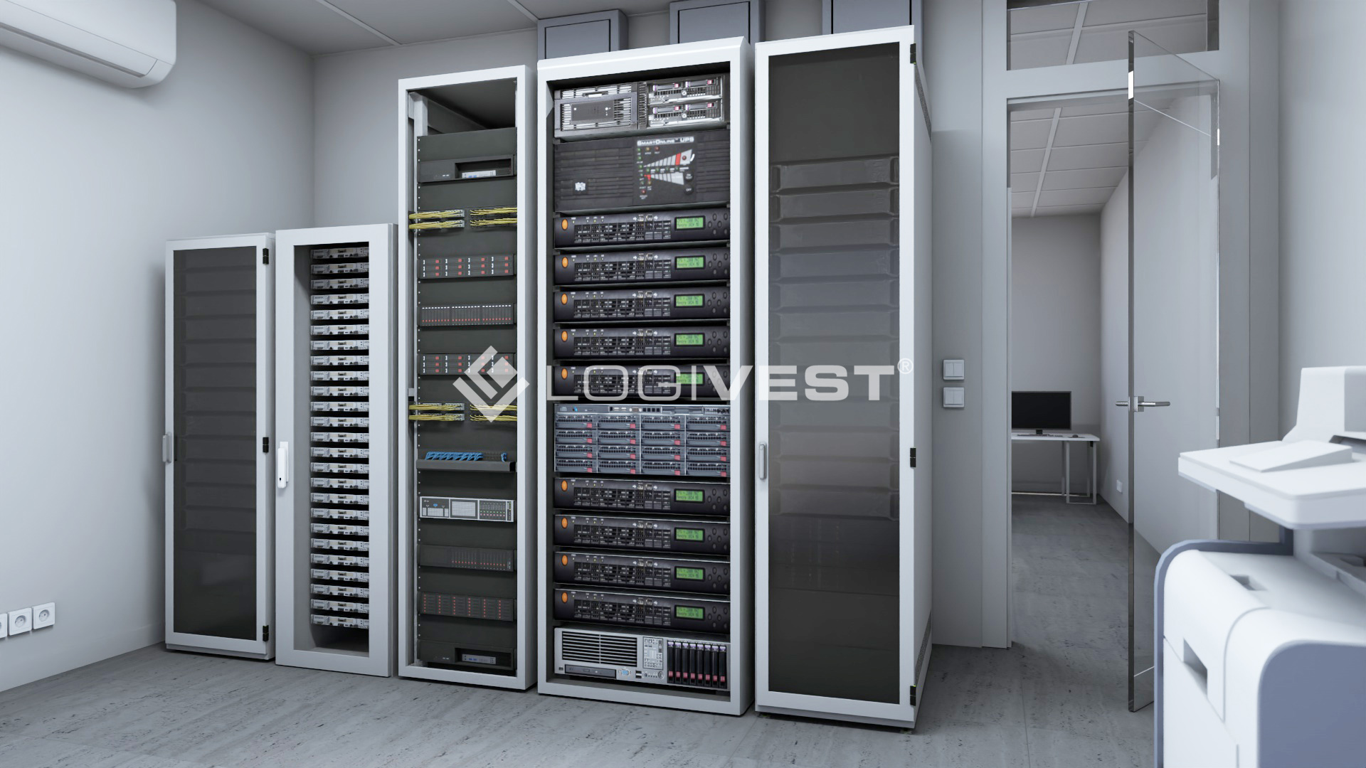 Vorschaubild Musterbild Serverschrank