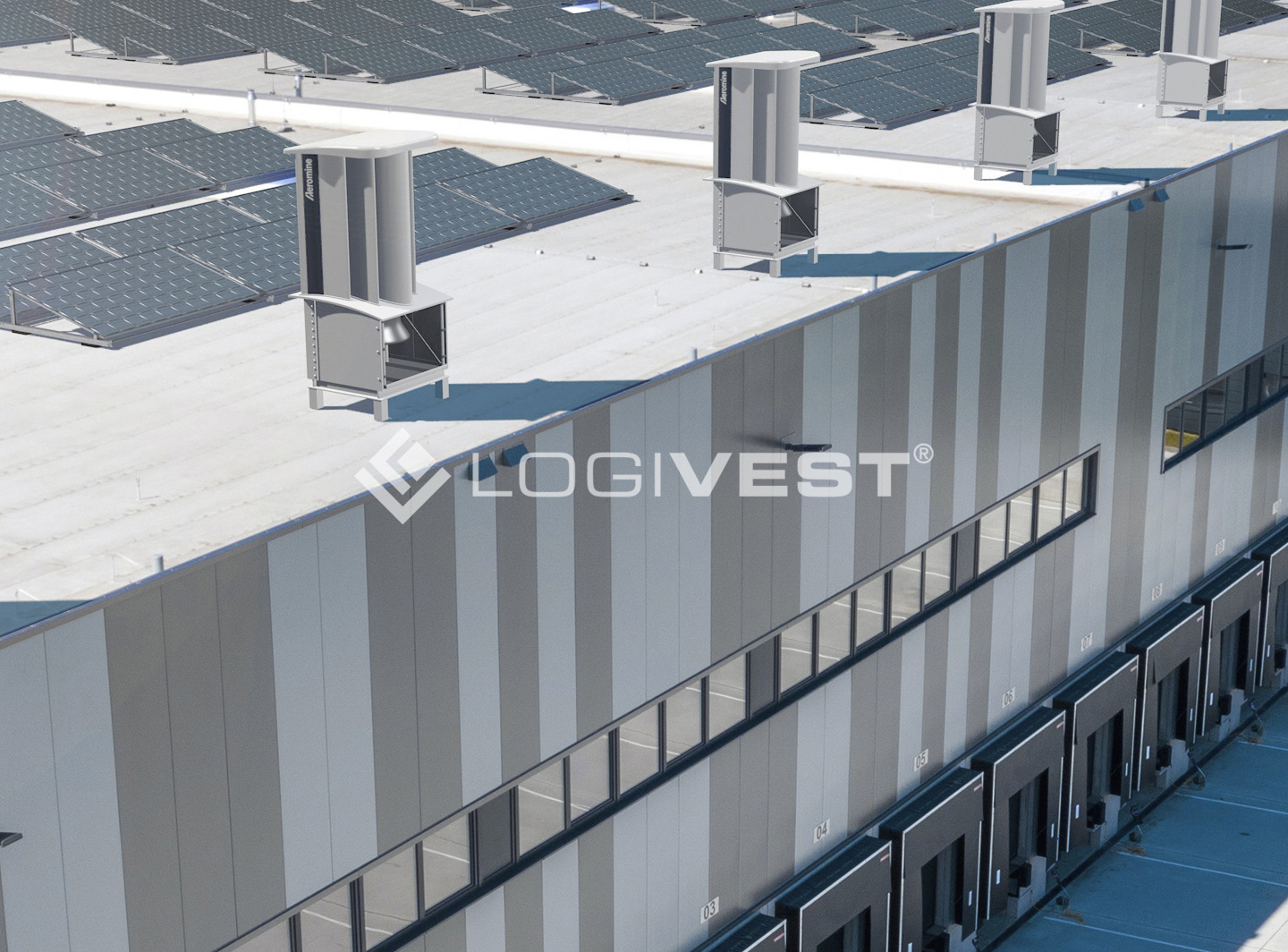 Vorschaubild Visualisierung - Außenansicht Neubauhalle