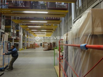 Mobile Vorschaubild Innenansicht Lagerhalle