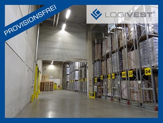 Mobile Vorschaubild Halleninnenansicht mit Regalansicht